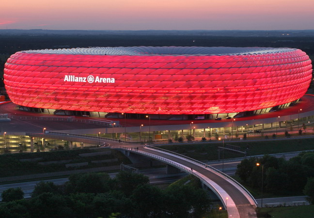 Sân vận động Allianz Arena tổ chức euro2021